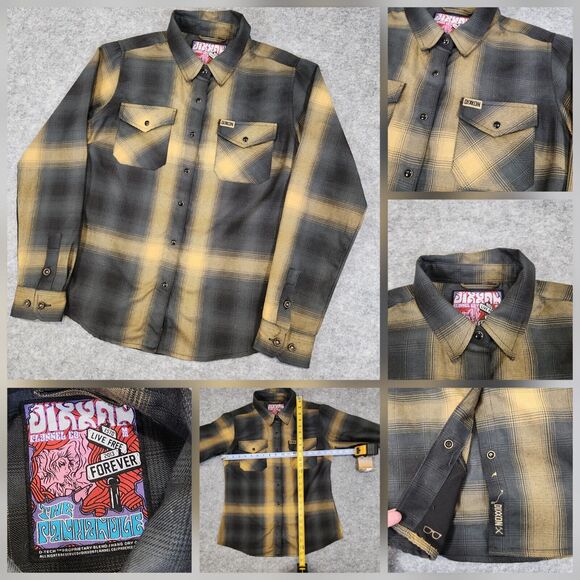 DIXXON Other - Dixxon Flannel Co Mens M Medium The Panhandle Plaid Pearl Snap Button Down Shirt